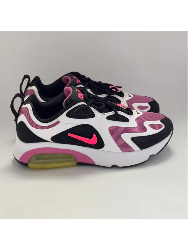 Women's Nike Air Max 200 Sneakers Have A Nike Day CU4745-001 White Pink Size 8.5 - Image 2