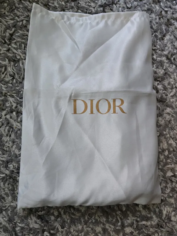 Christian Dior Miss Dior Black Long Sleeve Top Burgundy Trim - Image 5