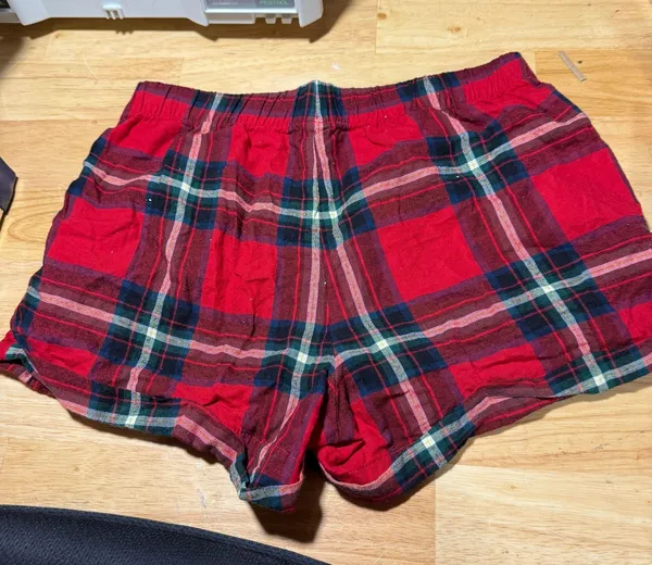 Plaid Shorts Purple - Image 2