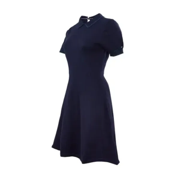 NWT Tommy Hilfiger Womens Size Small Cashmere Kiss Knit Polo Sweater Dress NEW - Image 6