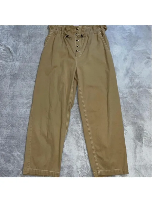 Urban Outfitters Cargo Grunge Brown Wide Leg Pants - Image 3