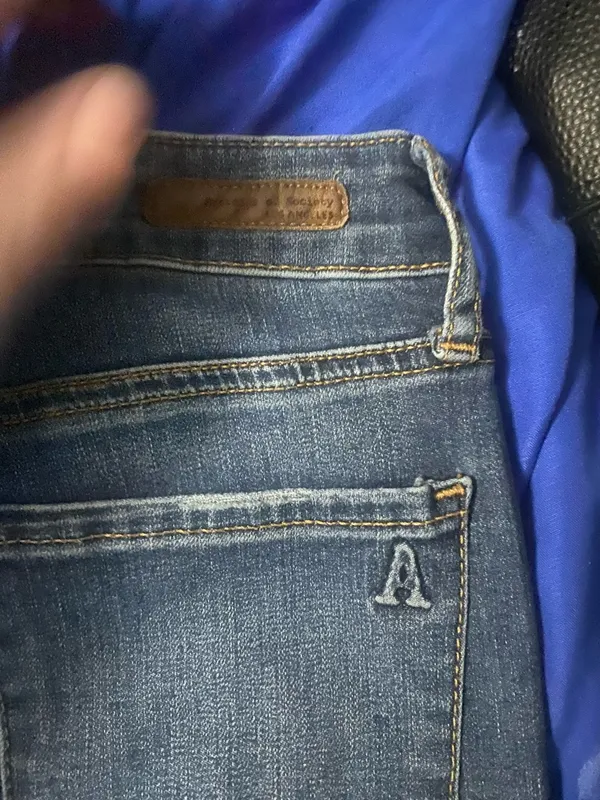 Articles of society Distressed Dark Blue Slim Jeans - Image 3