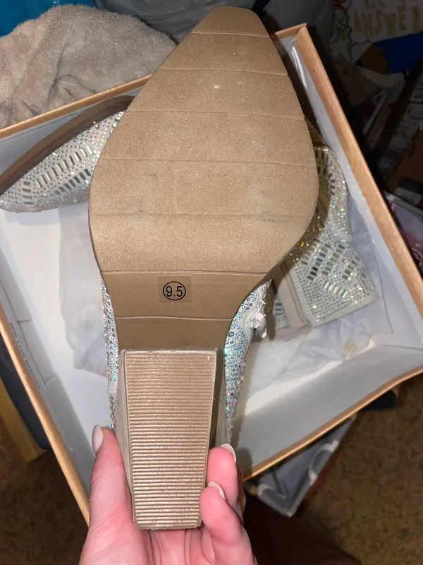Rhinestone Boots Size 9.5 - Image 4