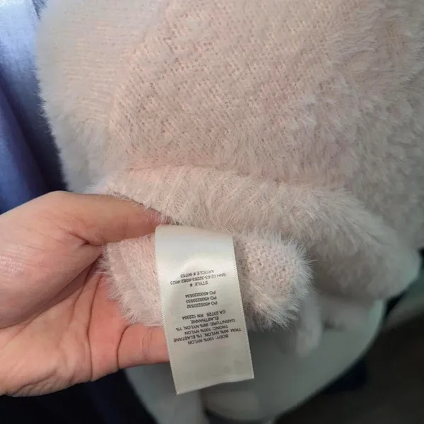 Aritzia Sunday Best Kitten Sweater Light Pink Size Medium NWOT - Image 5