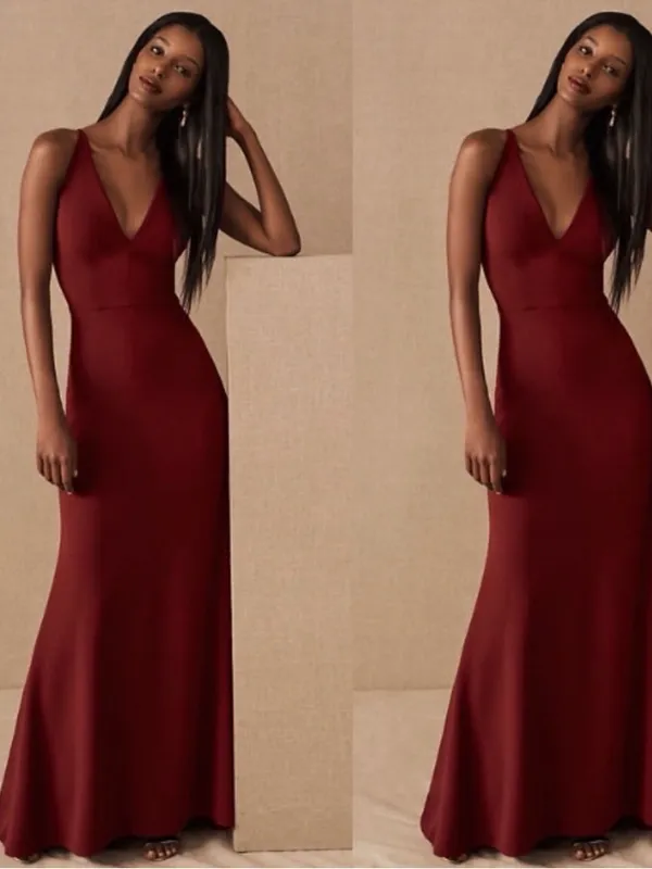 BHLDN • Jones Dress in Bordeaux Size 12 - Image 2