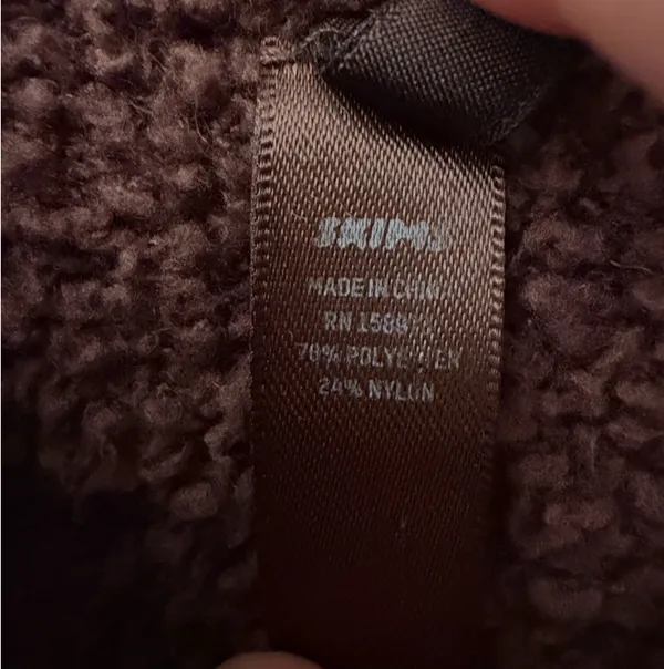 SKIMS Cozy Knit Cropped quarter zip Pullover L/XL - Image 4
