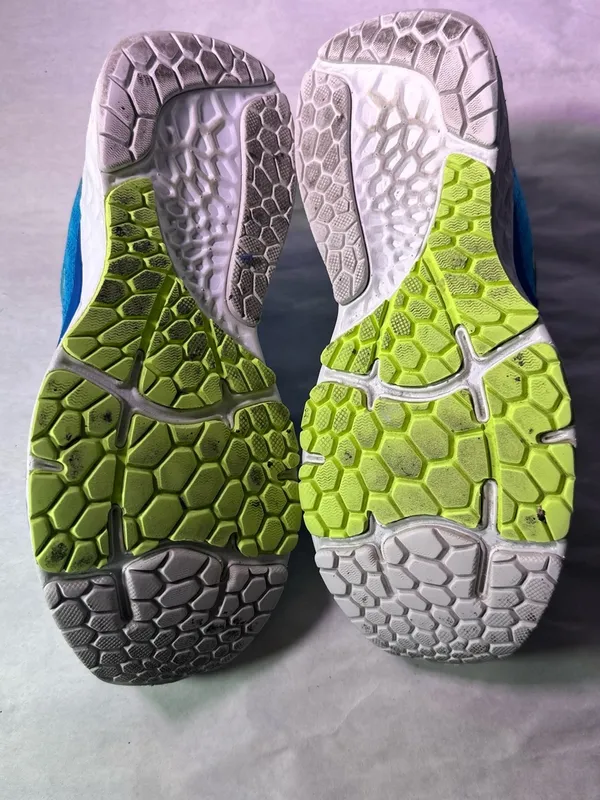 New Balance Blue Athletic Sneakers with Lime Accents - Image 9