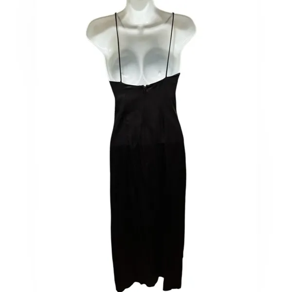VTG Blondie & Evening Debbie Harry Vampire Trashy Sequined Halter Maxi Dress 5/6 - Image 4