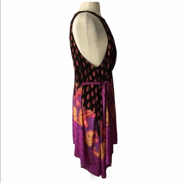 Free people asymmetrical side tie Sleeveless Dress - Image 6
