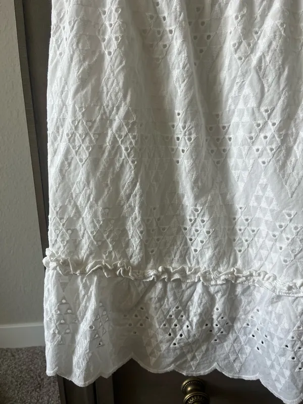 Olivaceous Dress Mini White - Image 5