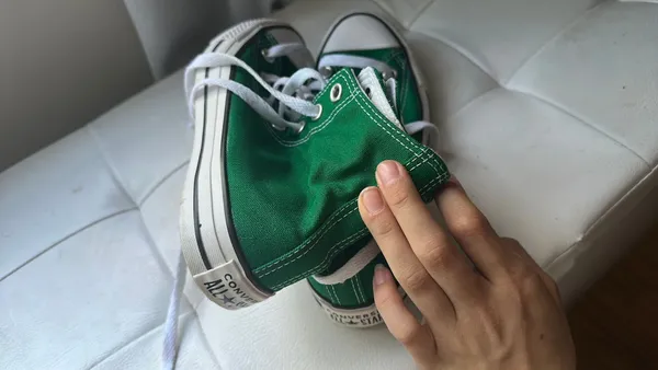 Green High-Top Converse - Image 4