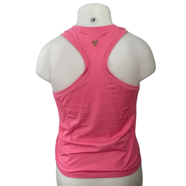 Aritzia Golden Womens Pink Sleeveless Racerback Activewear Running Tank Top XL - Image 3