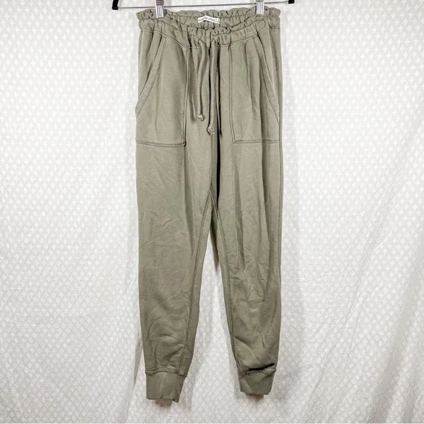 Abercrombie & Fitch Green High‎ Rise French Terry Jogger Sweatpants - Image 3