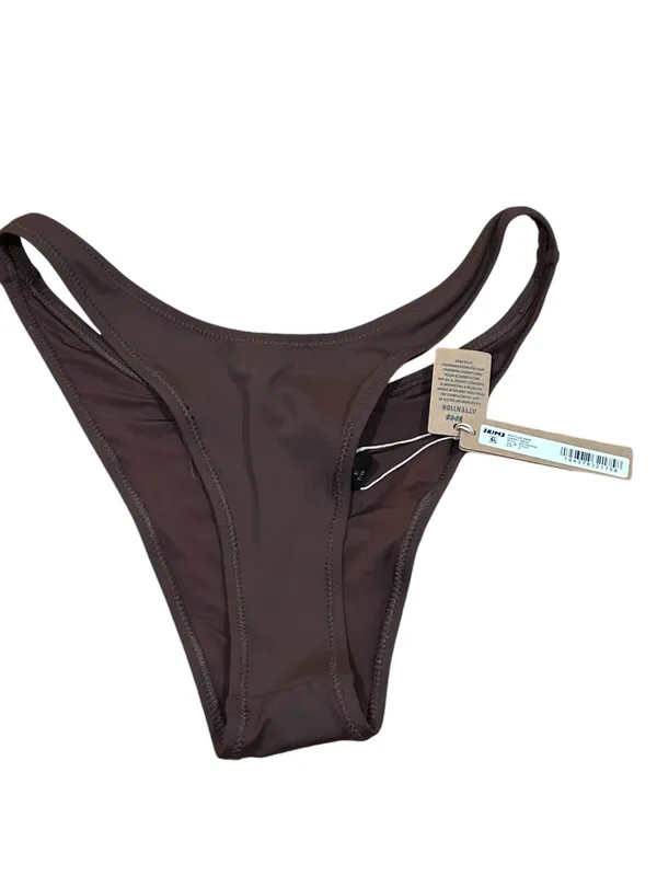 SKIMS NWT Swim Cheeky Tanga Bikini Bottoms cocoa Small NWT - Image 6