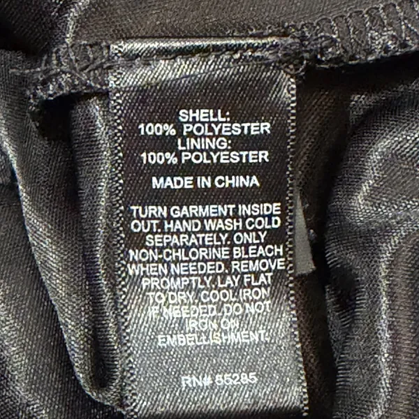 Express Black & Silver Ombre Sequin Mini Cocktail Dress Medium Women’s - Image 3