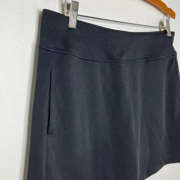PGA tour black golf skort‎ skirt activewear athletic casual women's size large - Image 2