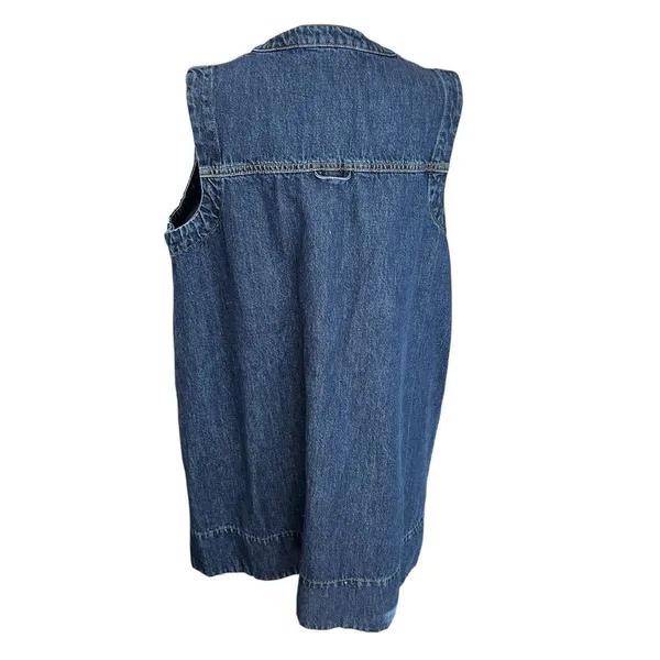 ALIGNE Luella Denim Mini Dress Anthropologie Dark Wash US 12 - Image 5