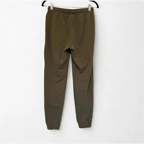 Nike Sportswear Women Joggers Olive Green Fleece‎ Sweatpants Small BV4095-325 - Image 2