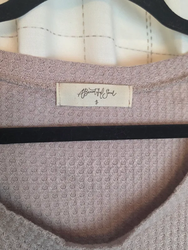 Arula Boxy Crop Tee Purple Size 2X - Image 2