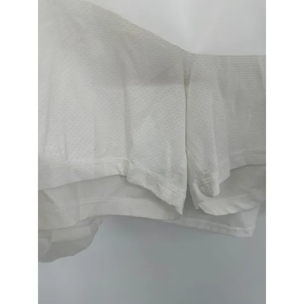 Calia Skirt Women XXL White Tulip Hem Built In Shorts Mini Skort Mid‎ Rise - Image 5