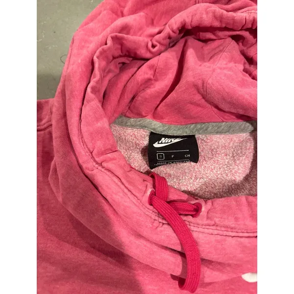 nike hoodie slouchy neck‎ size women's small has paint near wrist - Image 3