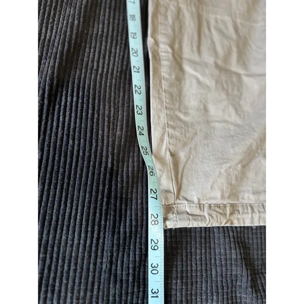 Abercrombie & Fitch Khaki Brown Jogger Pants High Rise Zip Size M Elastic‎ Hem - Image 7