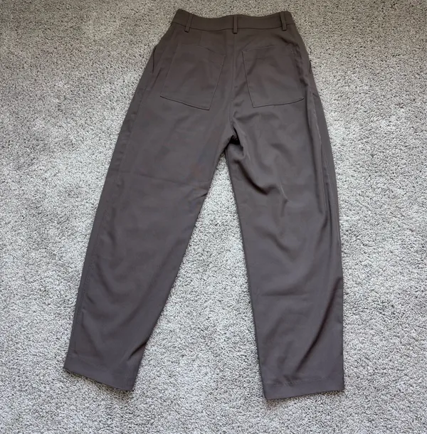 ASOS Weekday Ovoid Pants in Dark Brown - Image 8
