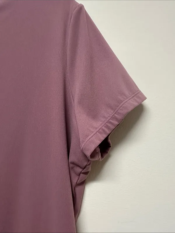 NWOT PUMIEY Crop Short-Sleeve Performance Top in Ormosia Size 2XL - Image 3