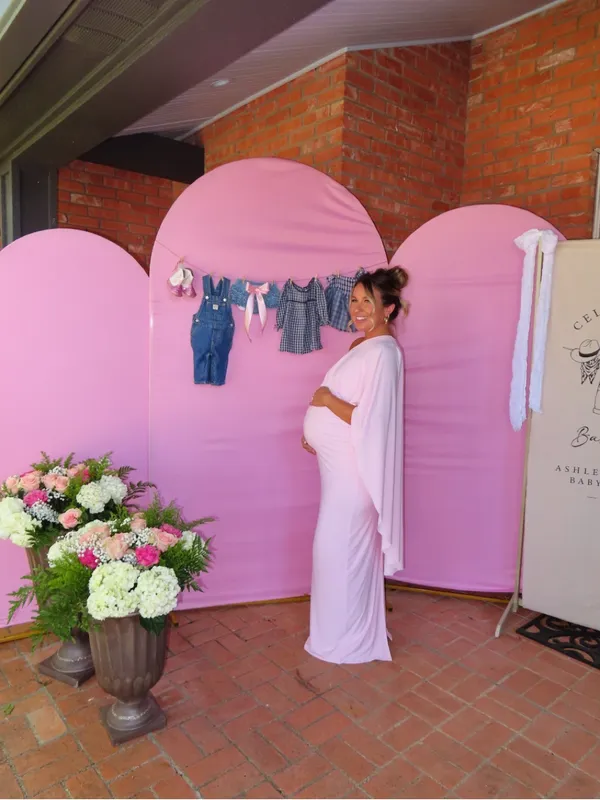 Club L LondonPink Maternity Dress - Image 7