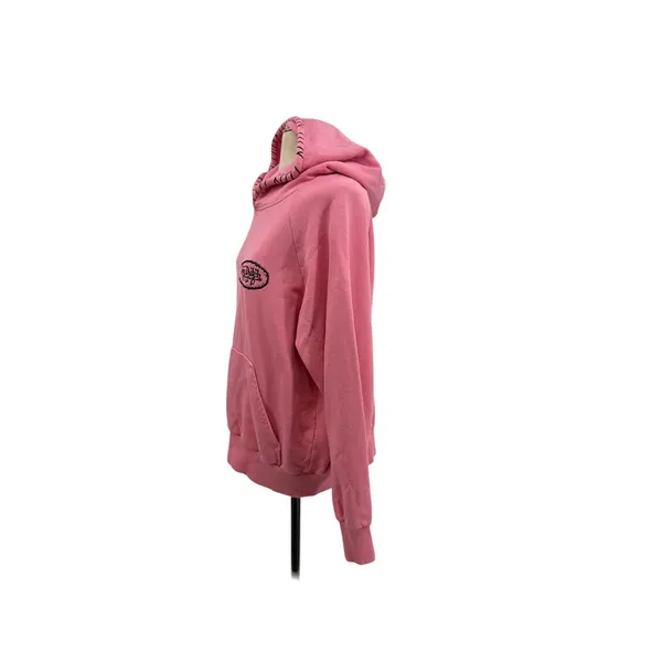 Von Dutch MJB Pink Hoodie Embroidered Logo Patch Y2K Streetwear Size Medium‎ - Image 5