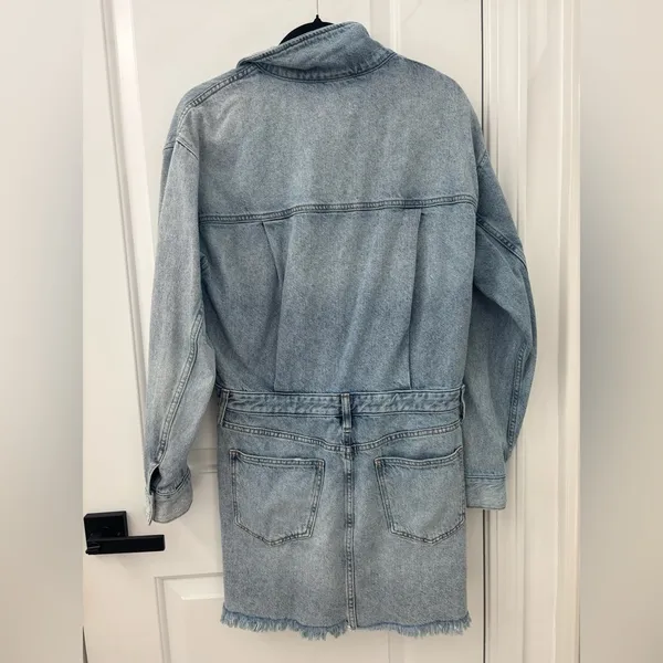 PISTOLA Nina dress denim dress long sleeve - Image 8