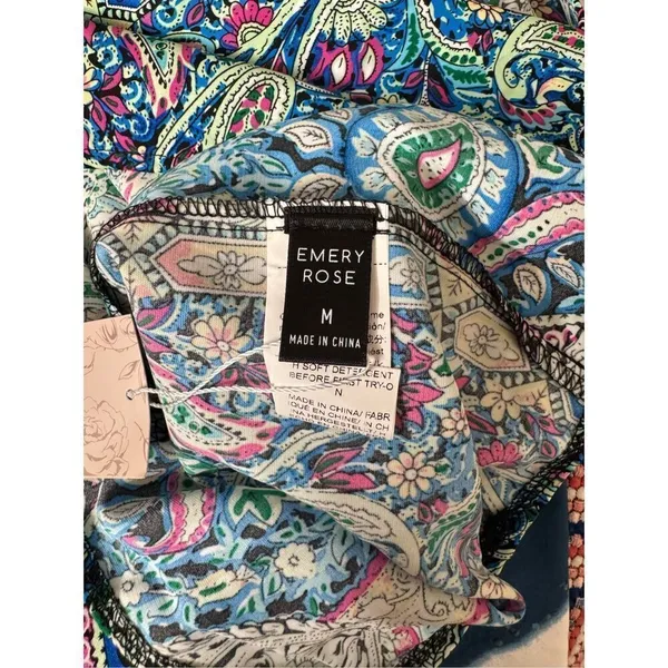 Green and blue blouse size medium Green - Image 8