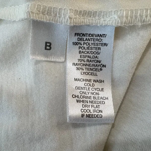 Loft Women Top Sz S Ivory Sleeveless Round Neck Ruffle Pullover - Image 6