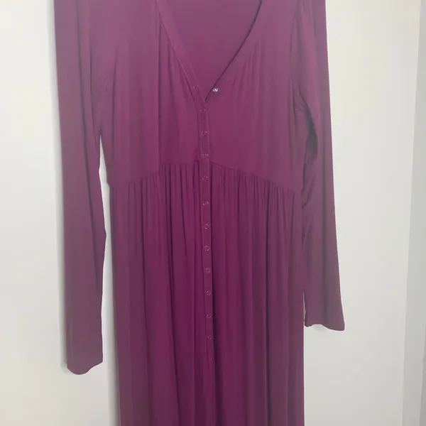 Hatch The Softest Rib Nursing Purple Maternity Nursing Dress Size 3 or Large - Image 9