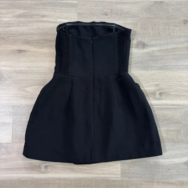 Amanda Uprichard X Revolve Black Strapless Bethany Romper Women Size XS - Image 5