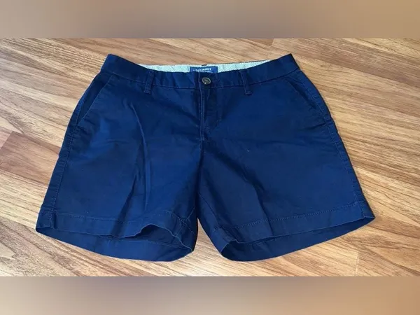 American Eagle Outfitters Navy High-Rise Cuffed Women’s Shorts - Image 2
