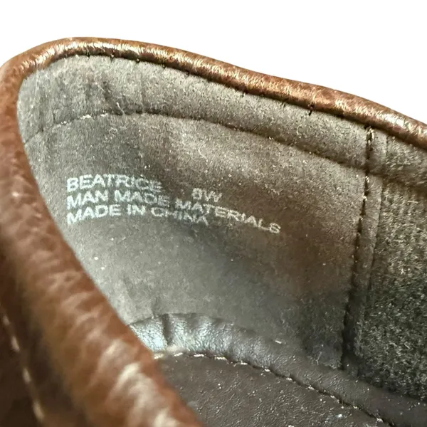 Sbicca Beatrice Brown Penny Loafers Size 8W - Image 8