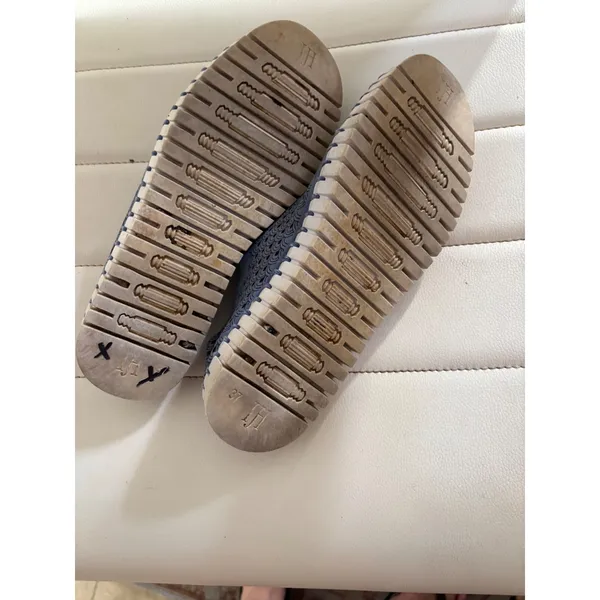 Ilse Jacobsen Hornbæk Tulip Blue Grey Laser Cut Slip On Loafers Shoes 37 - Image 7