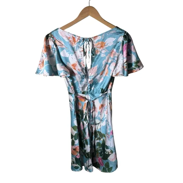 Hello Molly Daylight Party Mini Dress Blue Size Small/4 - Image 11