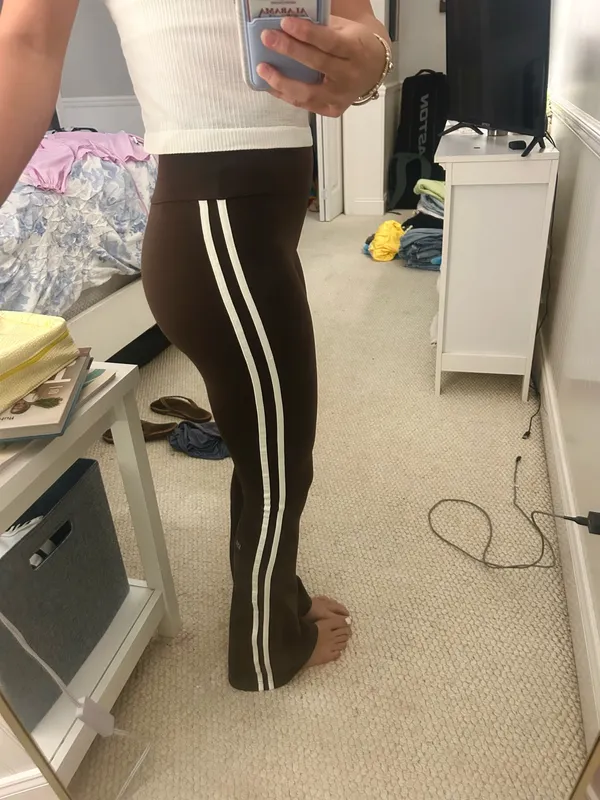 Brown Splits59 Flare Leggings - Image 3
