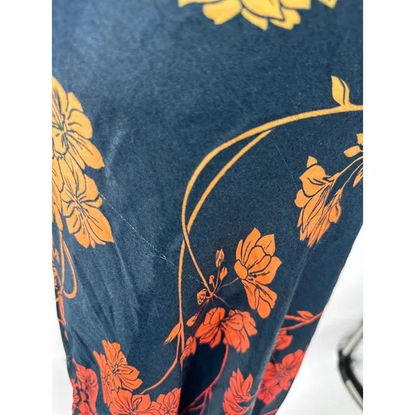Anthropologie Conditions Apply Floral Maxi Slip‎ Dress XS Tropical Ombre Resort - Image 8