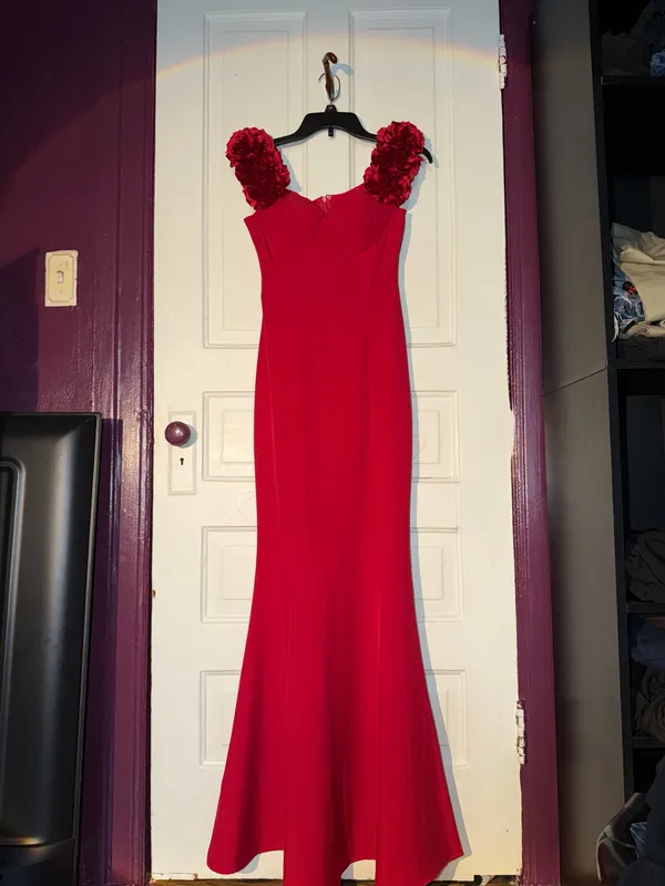 FashioNova Sexy Valentine Red Mermaid Dress - Image 2