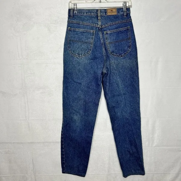 Open Trails Mom Denim Jeans Size 8 Long (27x28) High Waist/Rise 100% Cotton - Image 4