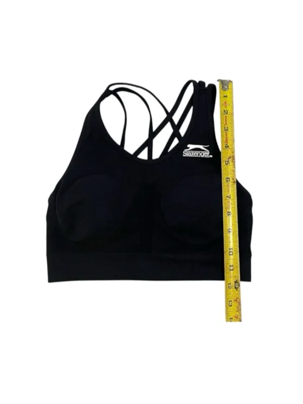 Slazenger Black Crisscross Strappy Sports Bra - Image 4