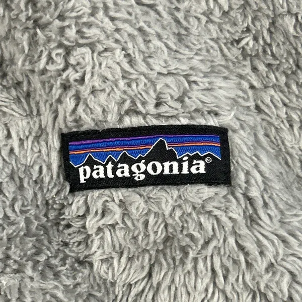 Patagonia Los Gatos Fleece Vest Womens Large Sherpa Gray Full Zip Pockets 25216 - Image 3