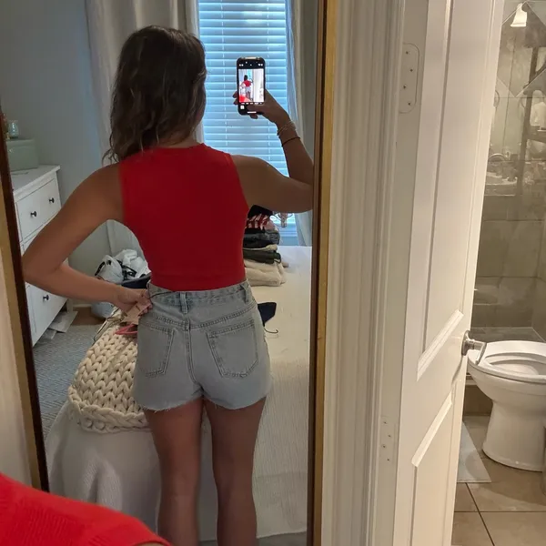 Zara Vibrant Red Tank Top - Image 2