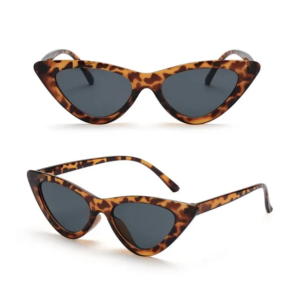 Cheetah Cat Eye Sunglasses Brown - Image 2