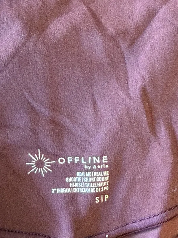 Offline By Aerie Real Me Shortie Court Hight Rise Shorts - Image 3