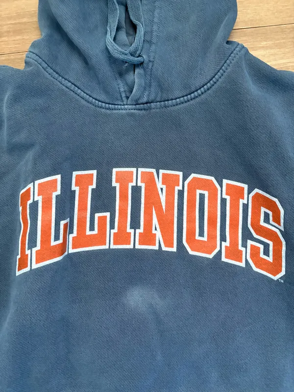 Illinois Hoodie Blue - Image 2