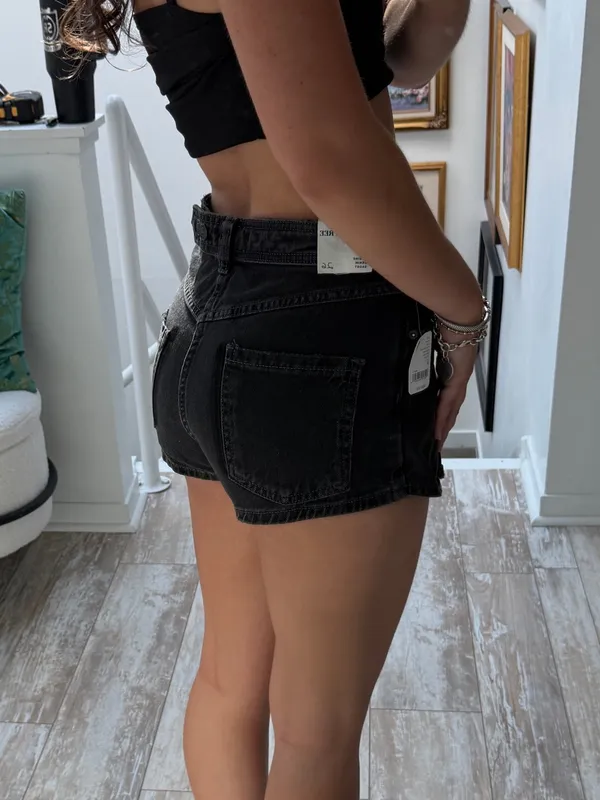 Free People Maxine Denim Wrap Skort - Image 6